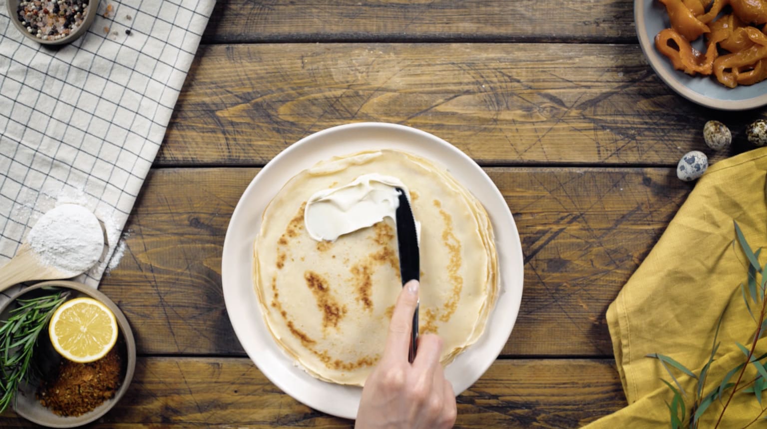 Food Video for Hochland pancake cover