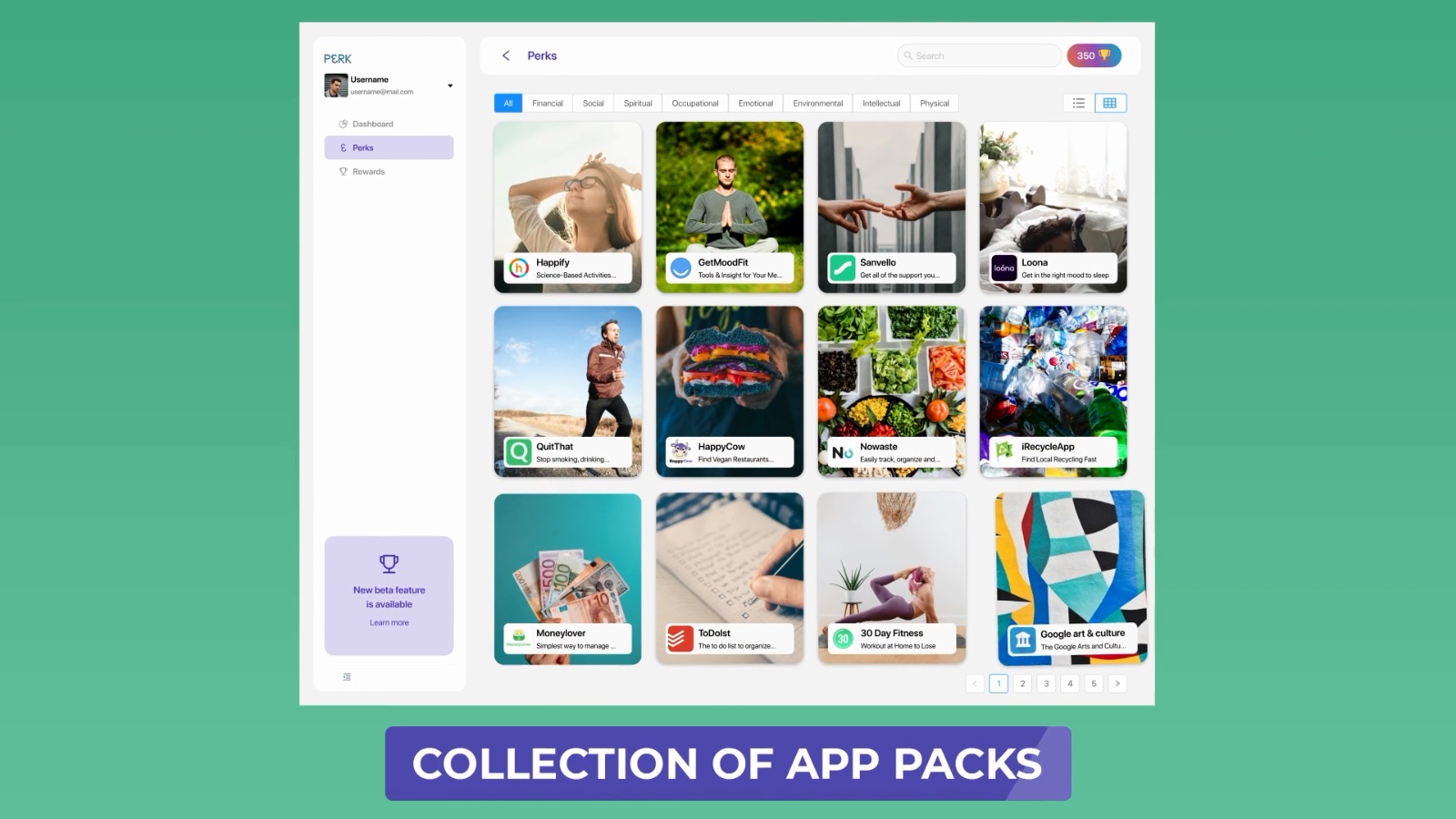 ProductHunt Campaign Video for Perkness collection of app packs