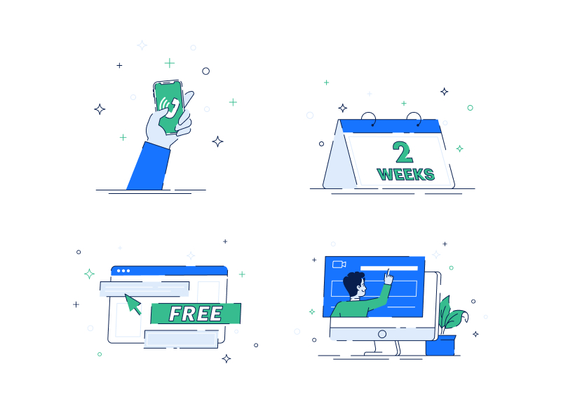 Mailing Template for Qase.io illustrations