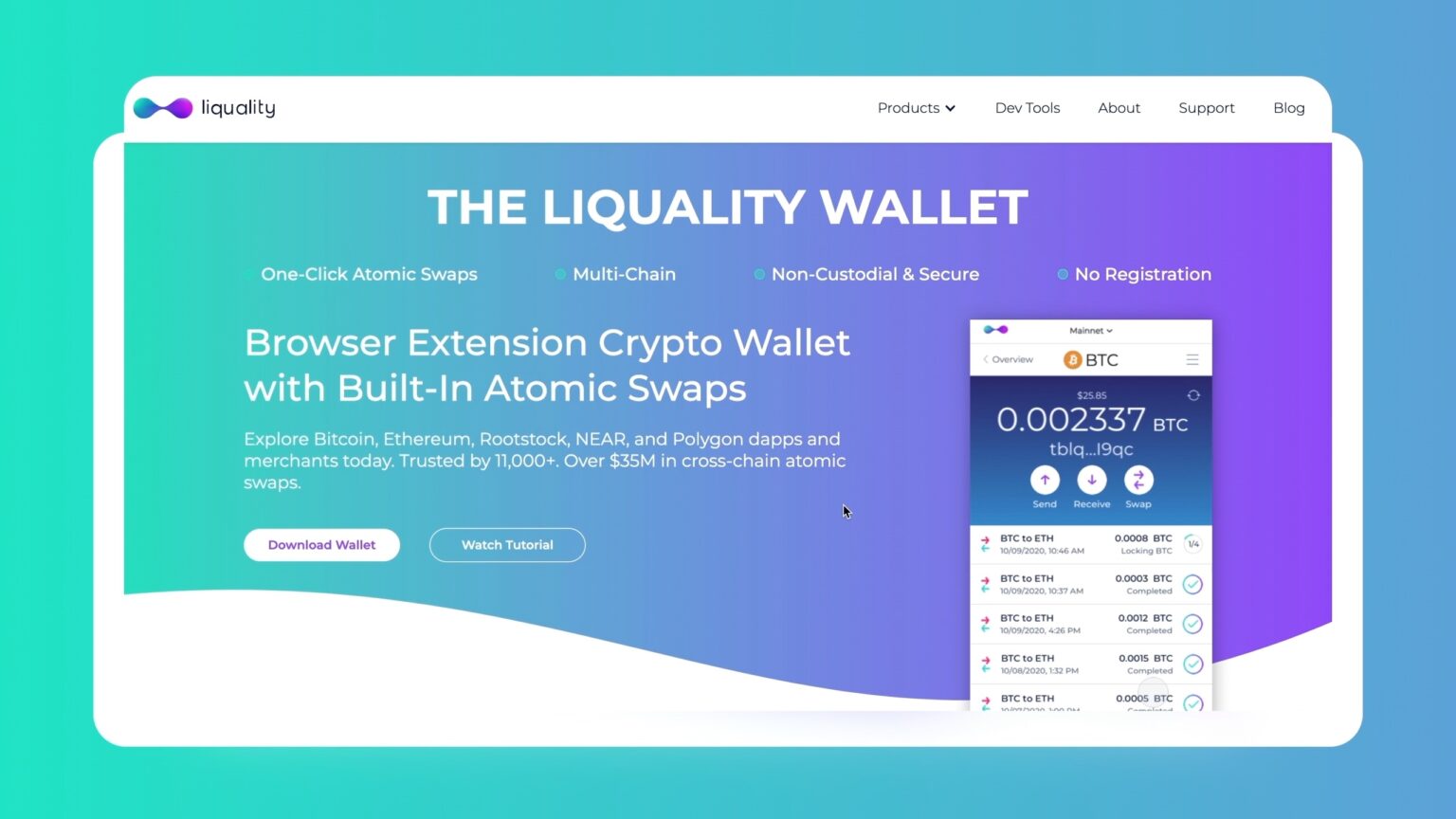 Explainer Video for the Liquality Wallet cover