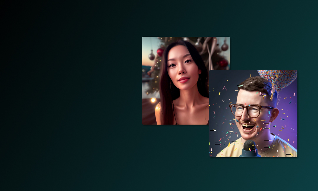 AI generated video greetings cards stable diffusion